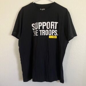 FINAL MARKDOWN Under armour loose fit support the troops tee large